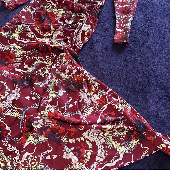 A.L.C. Isabella Floral Printed Long Dress Size 6 - Picture 5 of 10